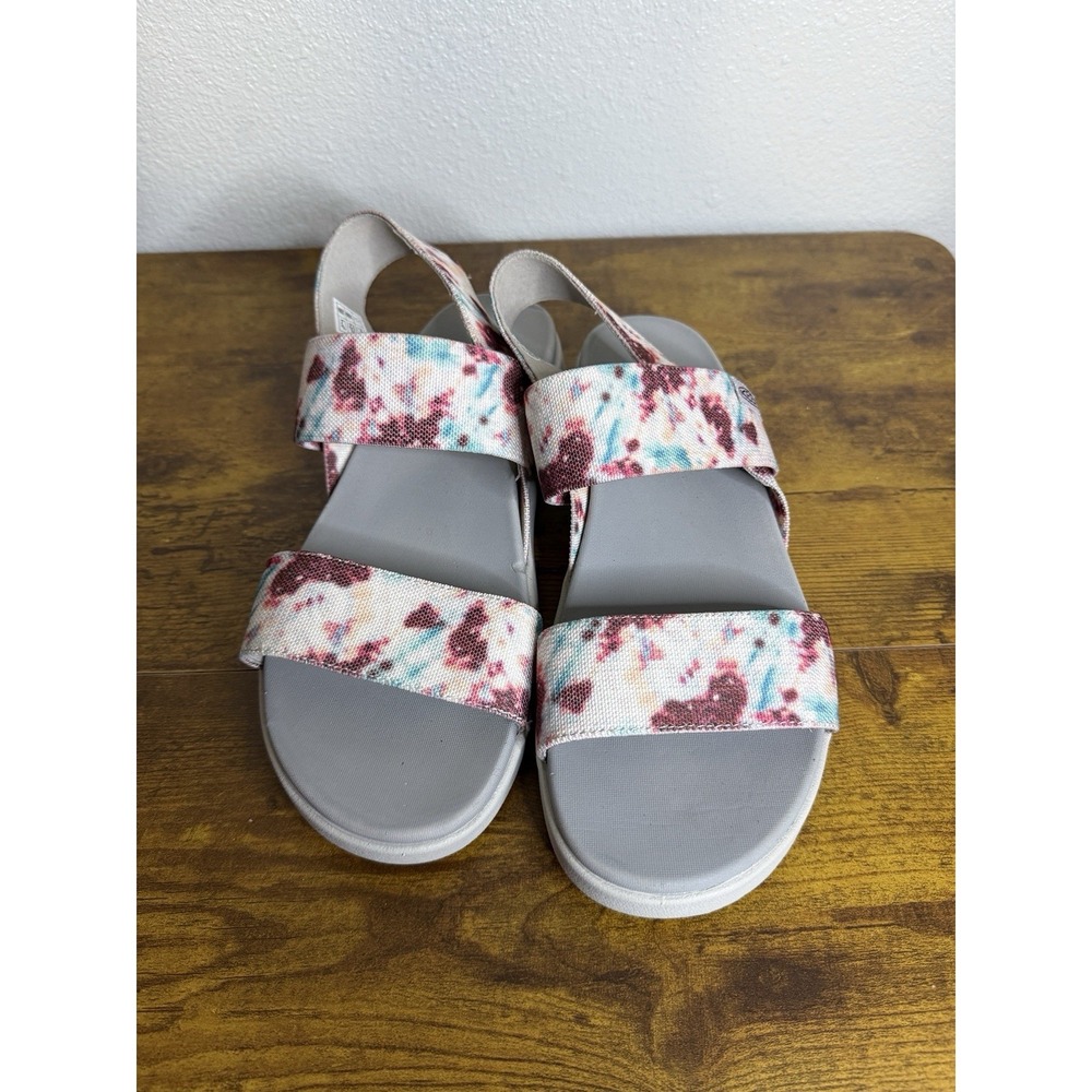 Keen Elle‎ Backstrap Andorra Tie Dye Womens  Size 10 Purple Blue Sandals Strappy